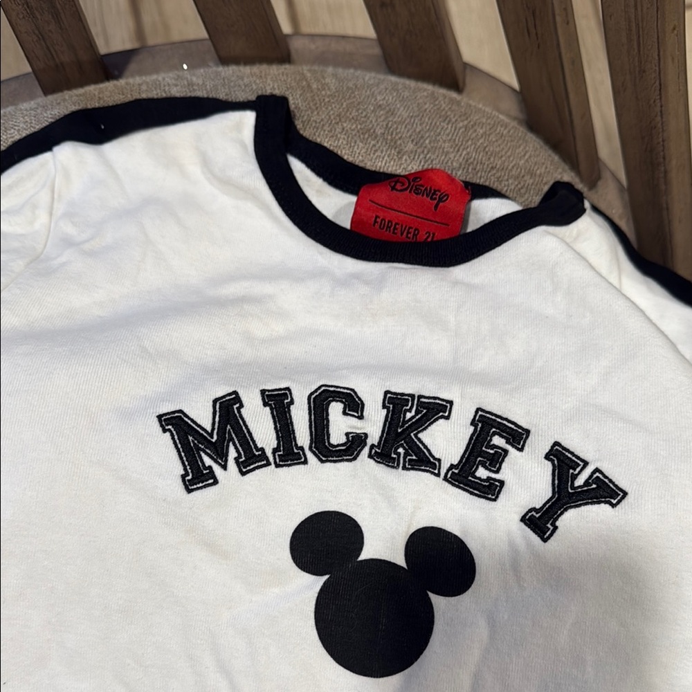 Mickey Mouse Graphic Tee and Denim Skirt Set - Picture 5 of 6